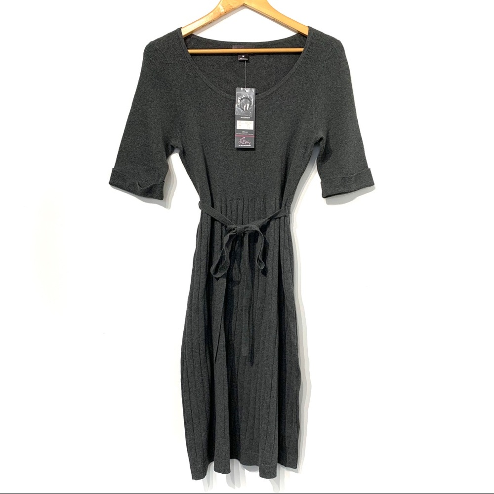 Oh baby motherhood maternity sweater dress grey